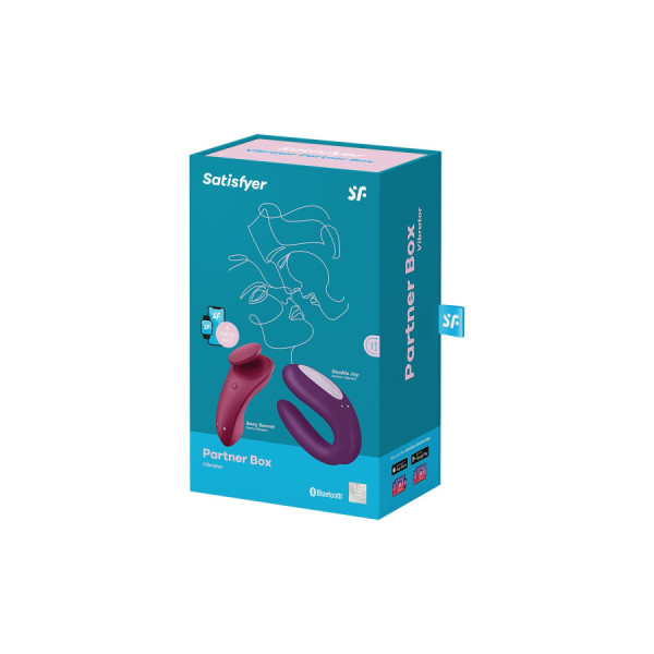 Coffret 2 sextoys connectés Partner Box 1 Satisfyer 